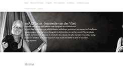 Desktop Screenshot of jeannettevandervliet.nl